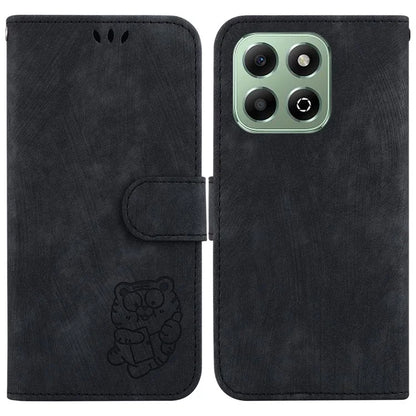 For Honor X6b 4G Wallet Phone Case Tiger Imprint Shockproof Leather Cover