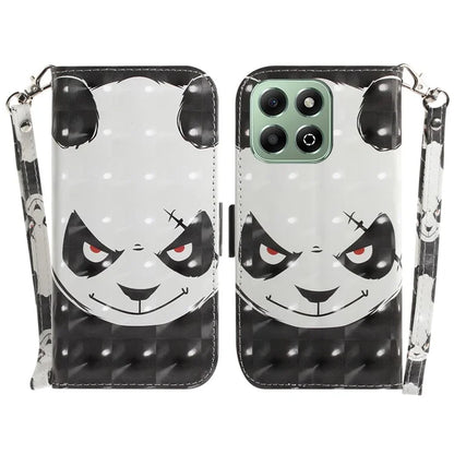 For Honor X6b 4G Stand Case Pattern Printing Leather Wallet Phone Cover