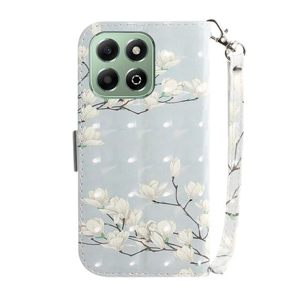 For Honor X6b 4G Stand Case Pattern Printing Leather Wallet Phone Cover