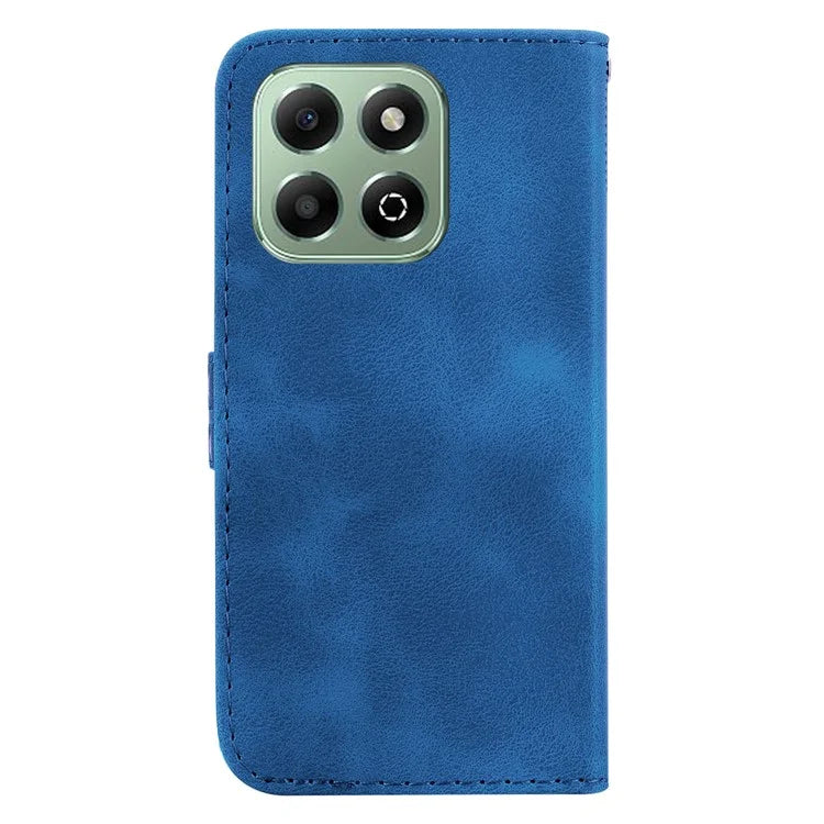For Honor X6b 4G Case 7-Shaped Pattern Imprint Stand Leather Phone Cover