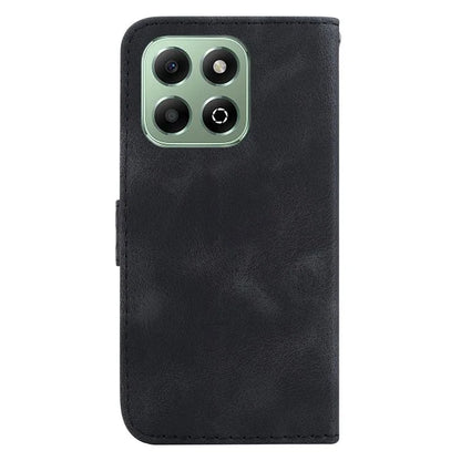 For Honor X6b 4G Case 7-Shaped Pattern Imprint Stand Leather Phone Cover