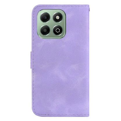 For Honor X6b 4G Case 7-Shaped Pattern Imprint Stand Leather Phone Cover