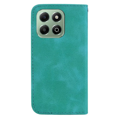For Honor X6b 4G Case 7-Shaped Pattern Imprint Stand Leather Phone Cover