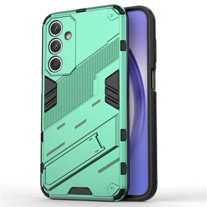 For Samsung Galaxy M35 5G Case PC+TPU Shockproof Phone Cover with Kickstand