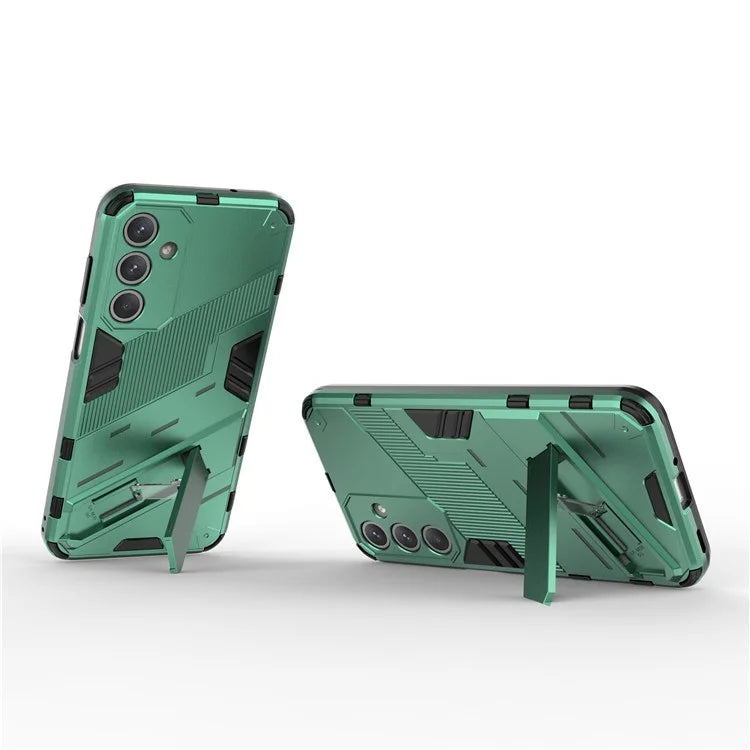 For Samsung Galaxy M35 5G Case PC+TPU Shockproof Phone Cover with Kickstand