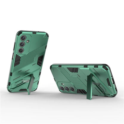 For Samsung Galaxy M35 5G Case PC+TPU Shockproof Phone Cover with Kickstand