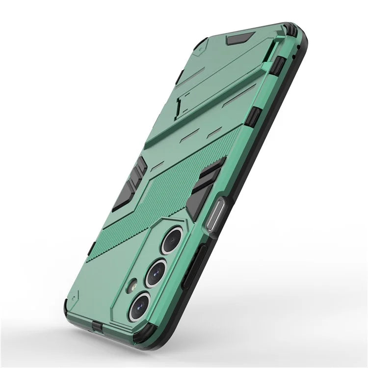 For Samsung Galaxy M35 5G Case PC+TPU Shockproof Phone Cover with Kickstand