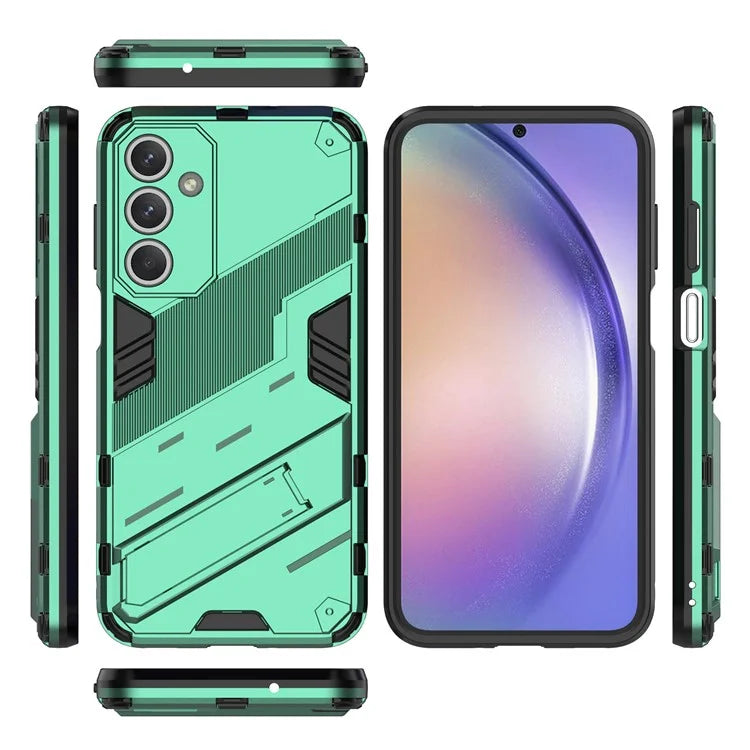 For Samsung Galaxy M35 5G Case PC+TPU Shockproof Phone Cover with Kickstand