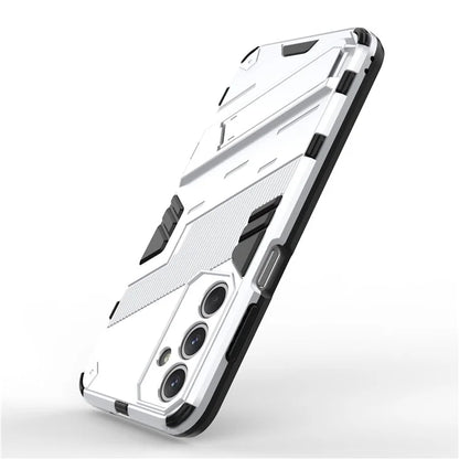 For Samsung Galaxy M35 5G Case PC+TPU Shockproof Phone Cover with Kickstand