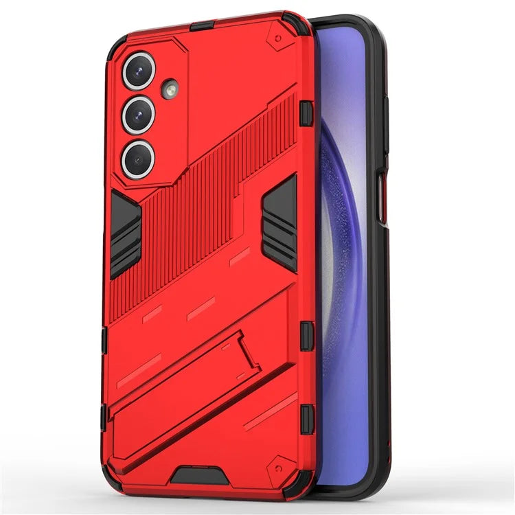 For Samsung Galaxy M35 5G Case PC+TPU Shockproof Phone Cover with Kickstand