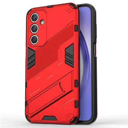 For Samsung Galaxy M35 5G Case PC+TPU Shockproof Phone Cover with Kickstand
