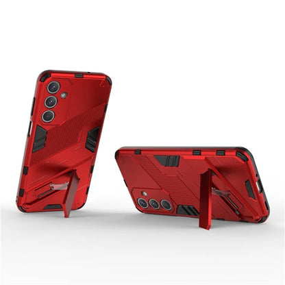 For Samsung Galaxy M35 5G Case PC+TPU Shockproof Phone Cover with Kickstand