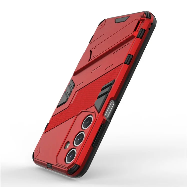 For Samsung Galaxy M35 5G Case PC+TPU Shockproof Phone Cover with Kickstand