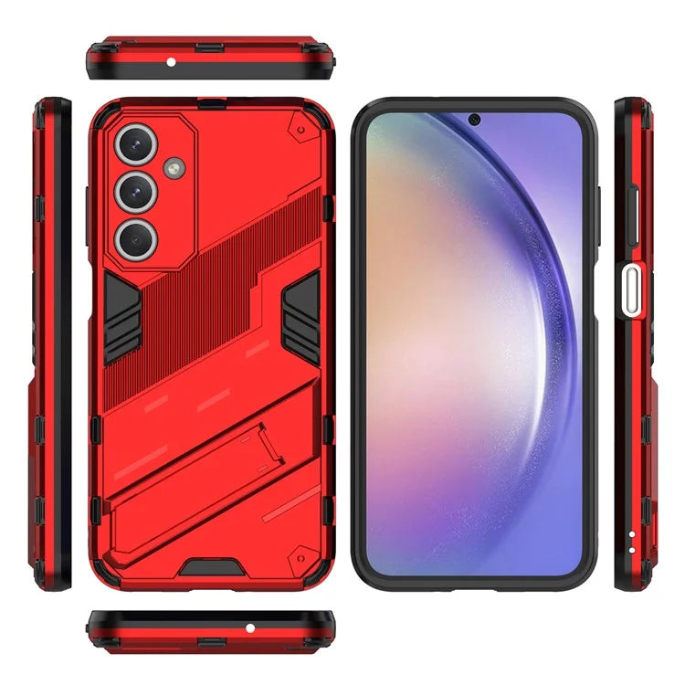 For Samsung Galaxy M35 5G Case PC+TPU Shockproof Phone Cover with Kickstand