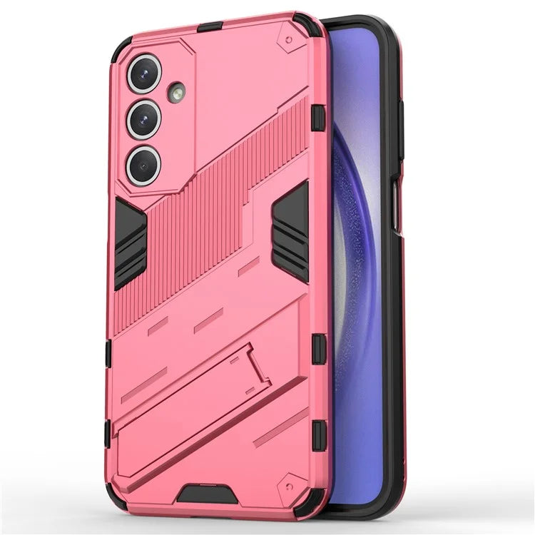 For Samsung Galaxy M35 5G Case PC+TPU Shockproof Phone Cover with Kickstand