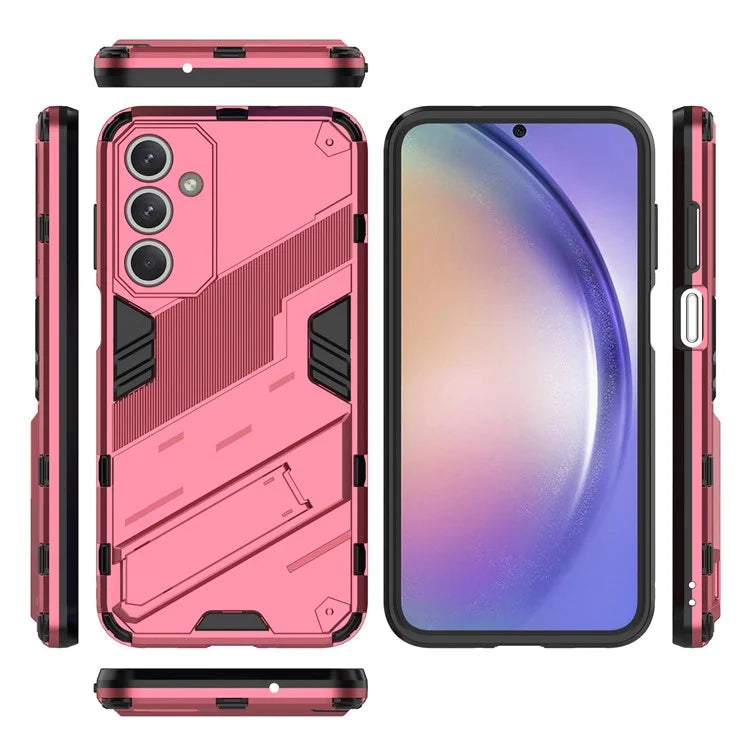 For Samsung Galaxy M35 5G Case PC+TPU Shockproof Phone Cover with Kickstand