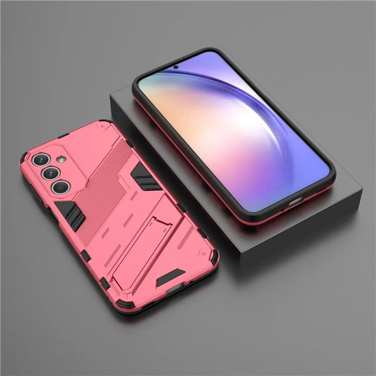 For Samsung Galaxy M35 5G Case PC+TPU Shockproof Phone Cover with Kickstand