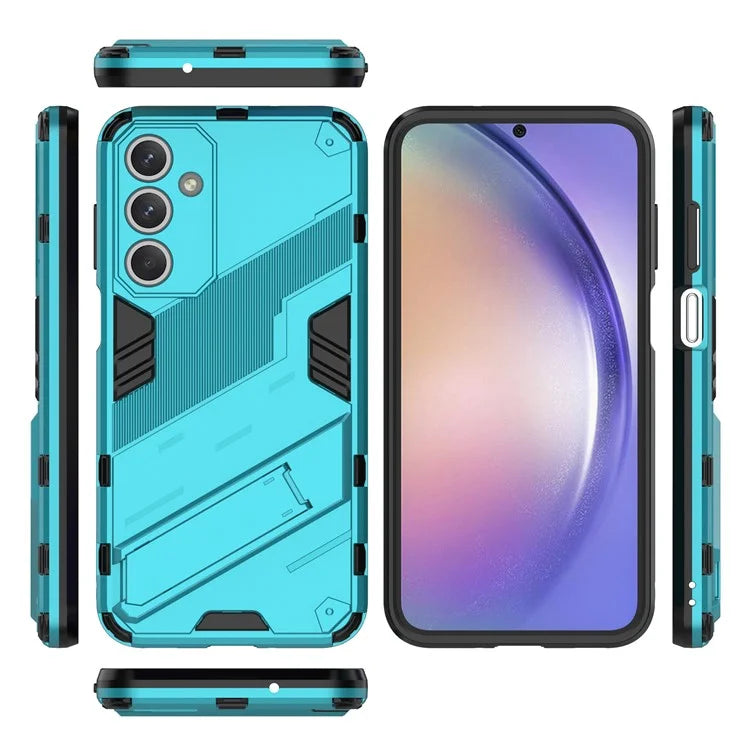 For Samsung Galaxy M35 5G Case PC+TPU Shockproof Phone Cover with Kickstand