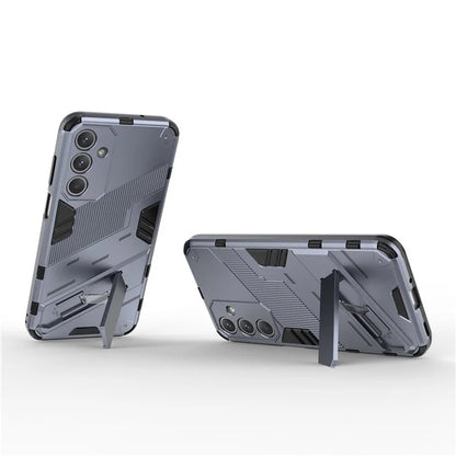 For Samsung Galaxy M35 5G Case PC+TPU Shockproof Phone Cover with Kickstand