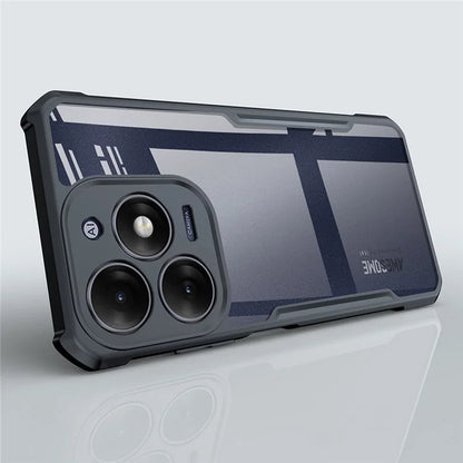 XUNDD For itel A50 Case TPU + Acrylic Fall-Proof Phone Cover