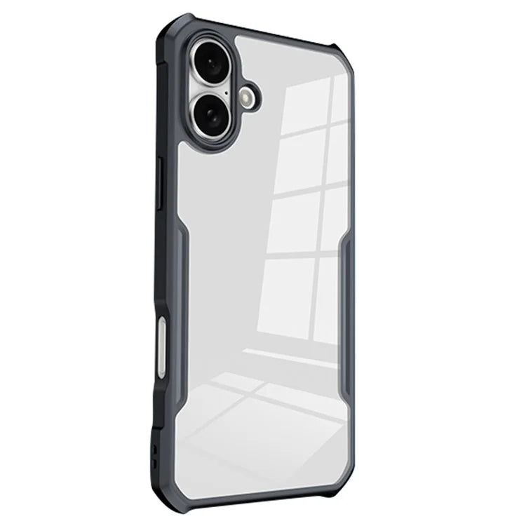 XUNDD For iPhone 16 Plus Case TPU + Acrylic Transparent Back Slim Phone Cover