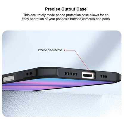 XUNDD For iPhone 16 Pro Case Hybrid TPU + Acrylic Clear Shockproof Cover
