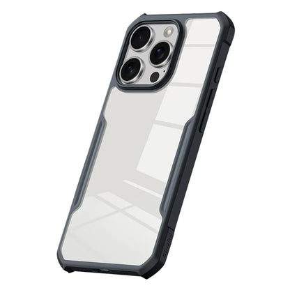 XUNDD For iPhone 16 Pro Max Case Dropproof TPU + Acrylic Clear Back Phone Cover