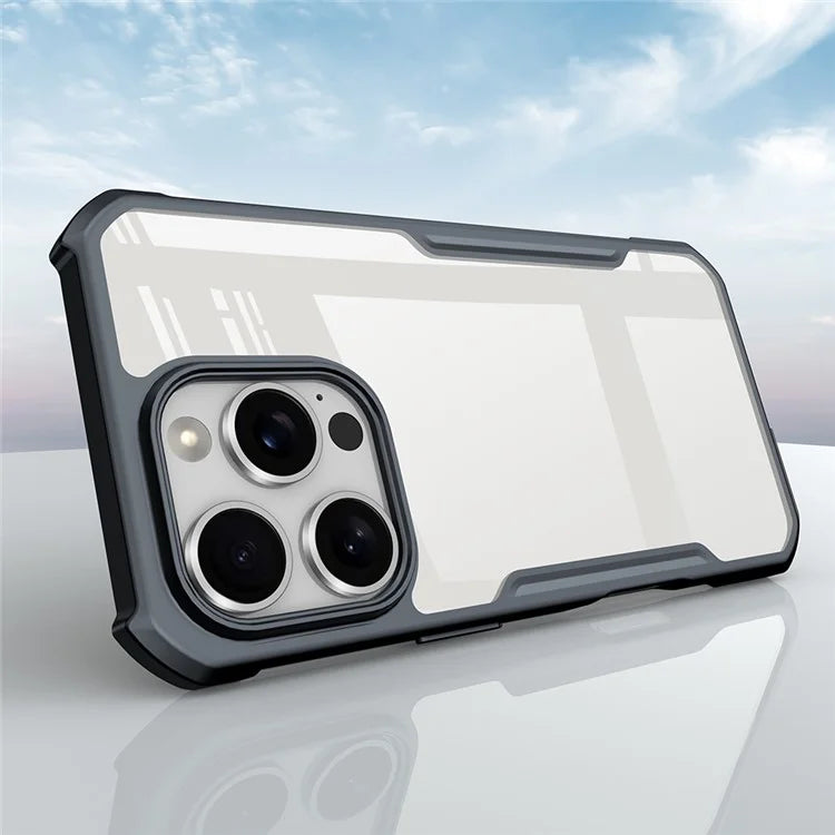 XUNDD For iPhone 16 Pro Max Case Dropproof TPU + Acrylic Clear Back Phone Cover