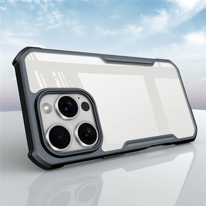 XUNDD For iPhone 16 Pro Max Case Dropproof TPU + Acrylic Clear Back Phone Cover