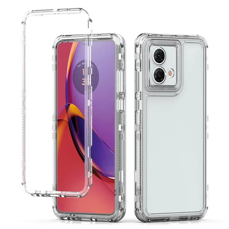 For Motorola Moto G84 5G Case PC+TPU Drop Protection Clear Phone Cover