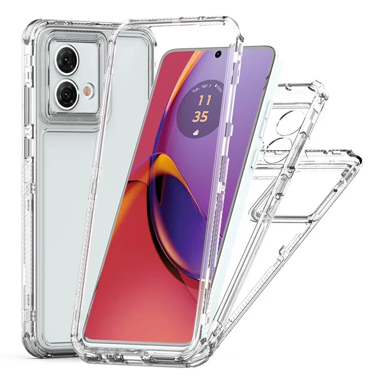 For Motorola Moto G84 5G Case PC+TPU Drop Protection Clear Phone Cover