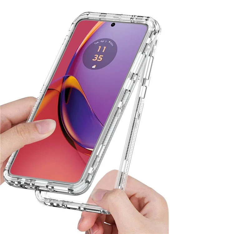 For Motorola Moto G84 5G Case PC+TPU Drop Protection Clear Phone Cover