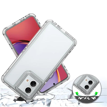 For Motorola Moto G84 5G Case PC+TPU Drop Protection Clear Phone Cover