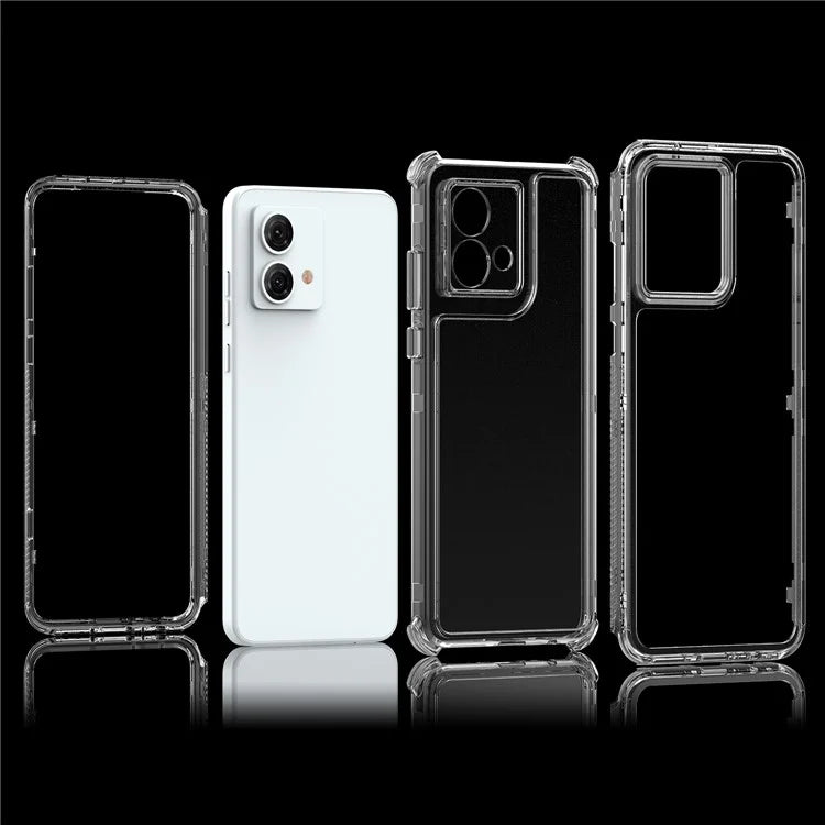 For Motorola Moto G84 5G Case PC+TPU Drop Protection Clear Phone Cover