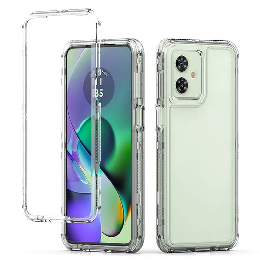 For Motorola Moto G54 5G Case High Transparency PC+TPU Protective Phone Cover