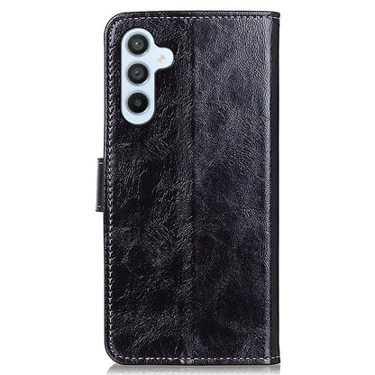 For Samsung Galaxy M35 5G Case Crazy Horse Texture Leather Phone Wallet Cover