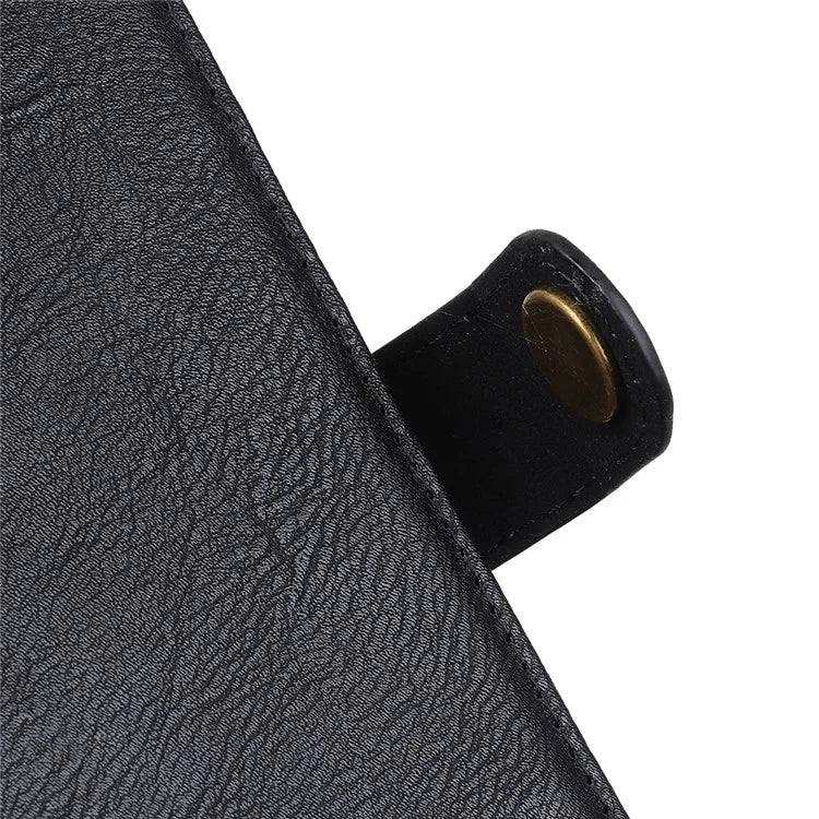 KHAZNEH For Samsung Galaxy M35 5G Wallet Case Cowhide Texture Leather Flip Phone Cover