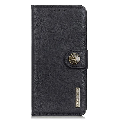 KHAZNEH For Samsung Galaxy M35 5G Wallet Case Cowhide Texture Leather Flip Phone Cover