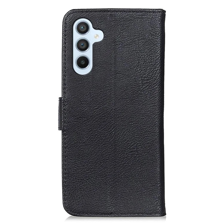 KHAZNEH For Samsung Galaxy M35 5G Wallet Case Cowhide Texture Leather Flip Phone Cover
