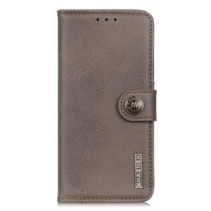 KHAZNEH For Samsung Galaxy M35 5G Wallet Case Cowhide Texture Leather Flip Phone Cover