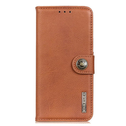 KHAZNEH For Samsung Galaxy M35 5G Wallet Case Cowhide Texture Leather Flip Phone Cover