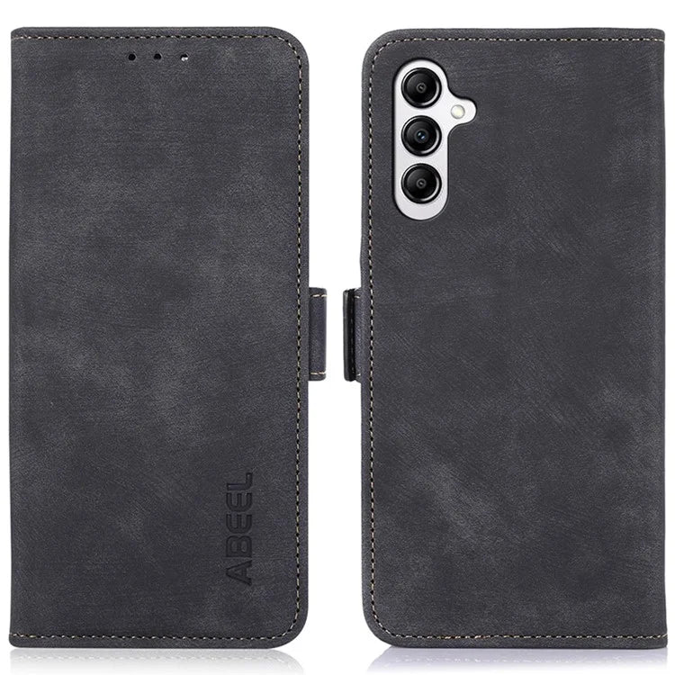 ABEEL For Samsung Galaxy M35 5G Case Retro Leather Phone Cover Wallet Stand View