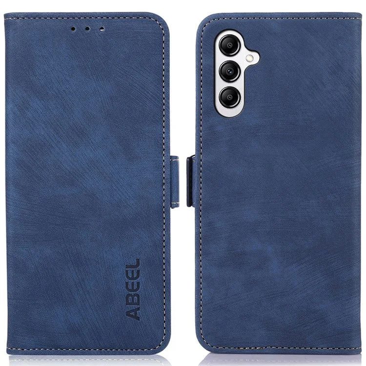ABEEL For Samsung Galaxy M35 5G Case Retro Leather Phone Cover Wallet Stand View