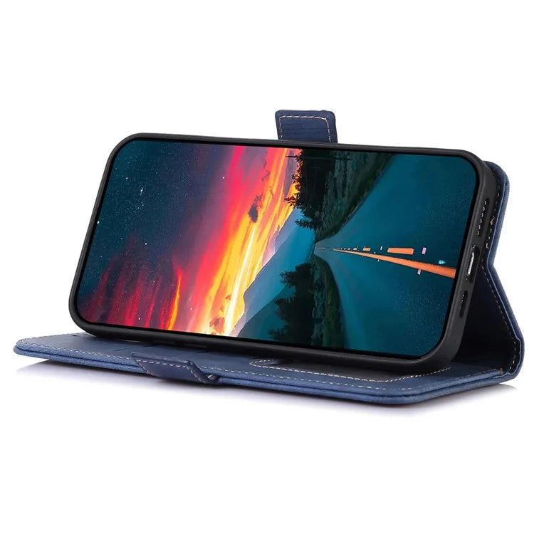 ABEEL For Samsung Galaxy M35 5G Case Retro Leather Phone Cover Wallet Stand View