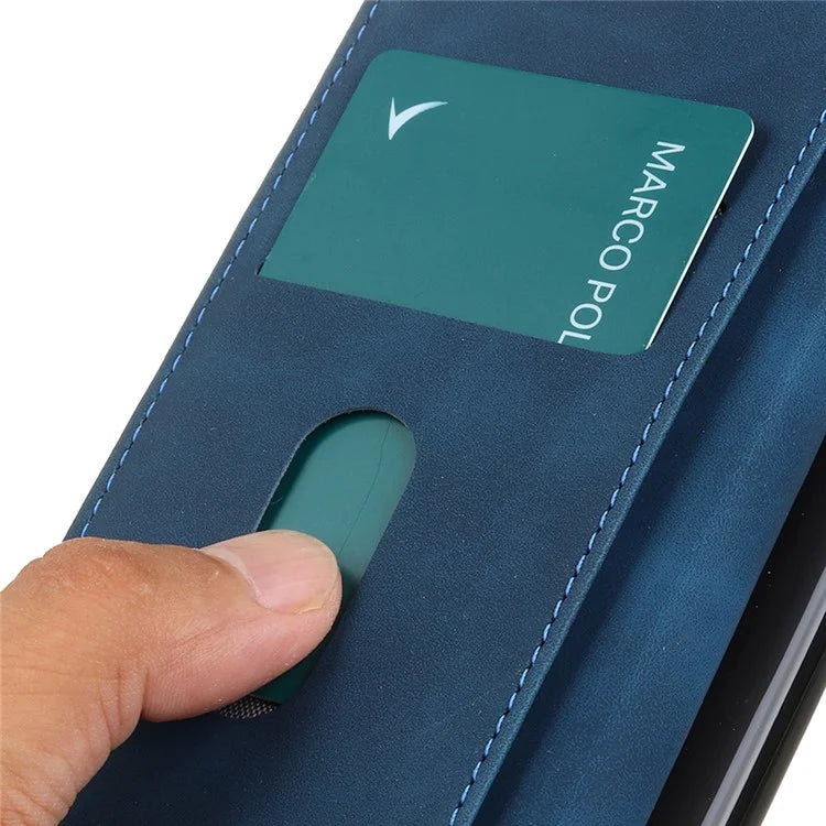 KHAZNEH For Samsung Galaxy M35 5G Case Retro PU Leather Wallet Stand Phone Cover