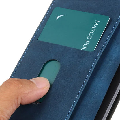 KHAZNEH For Samsung Galaxy M35 5G Case Retro PU Leather Wallet Stand Phone Cover