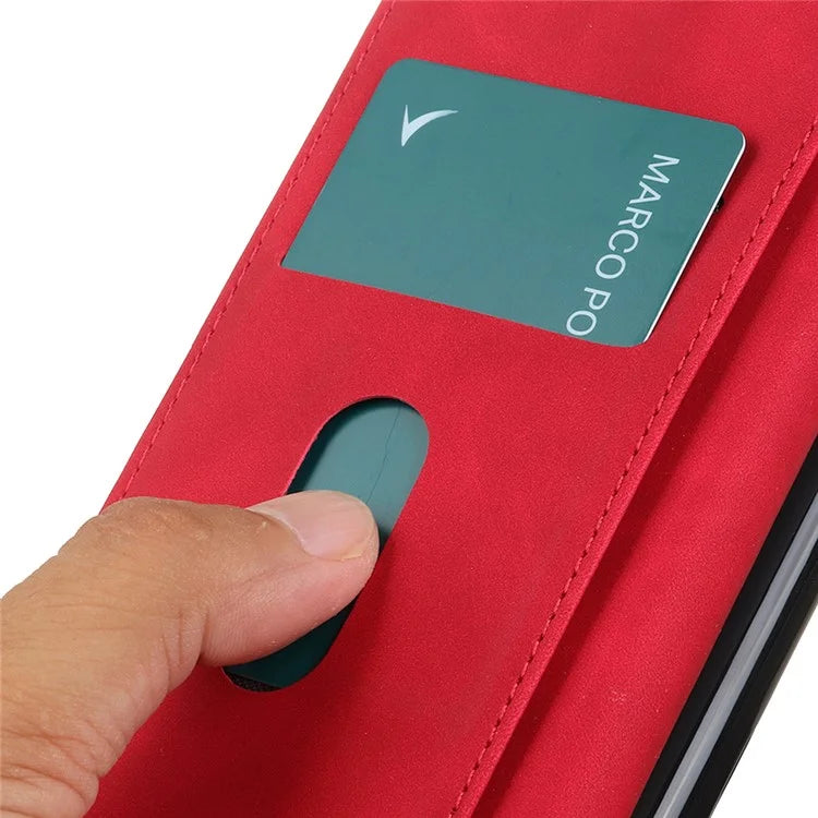KHAZNEH For Samsung Galaxy M35 5G Case Retro PU Leather Wallet Stand Phone Cover
