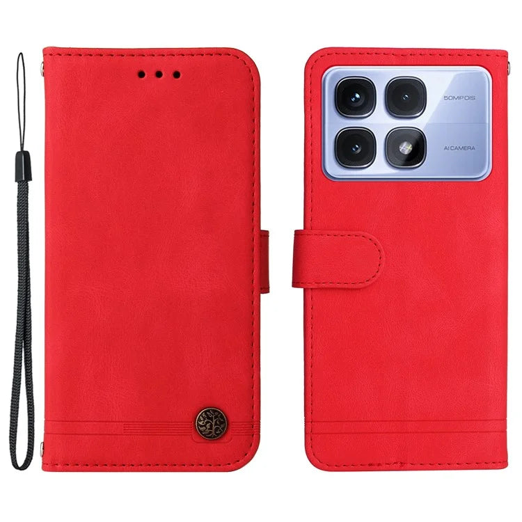 For Xiaomi Redmi K70 Ultra Case Wallet Skin-Touch PU Leather Phone Cover