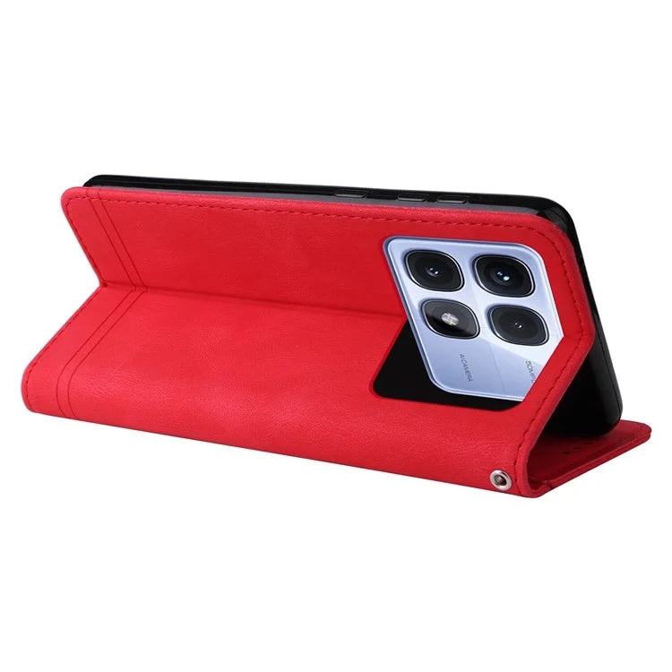 For Xiaomi Redmi K70 Ultra Case Wallet Skin-Touch PU Leather Phone Cover
