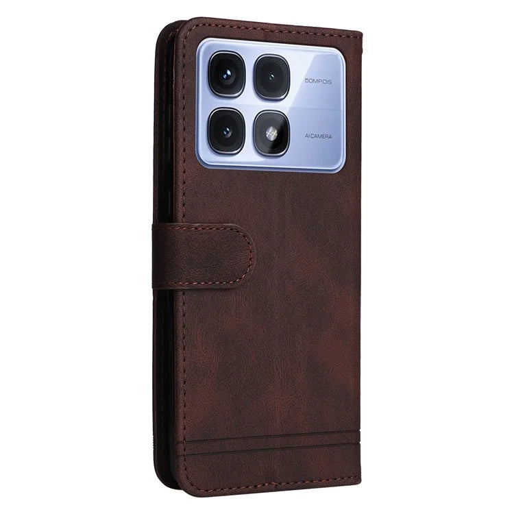 For Xiaomi Redmi K70 Ultra Case Wallet Skin-Touch PU Leather Phone Cover